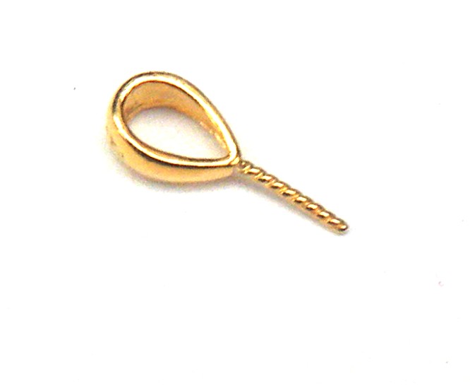 Small Vermeil Pendant Bail